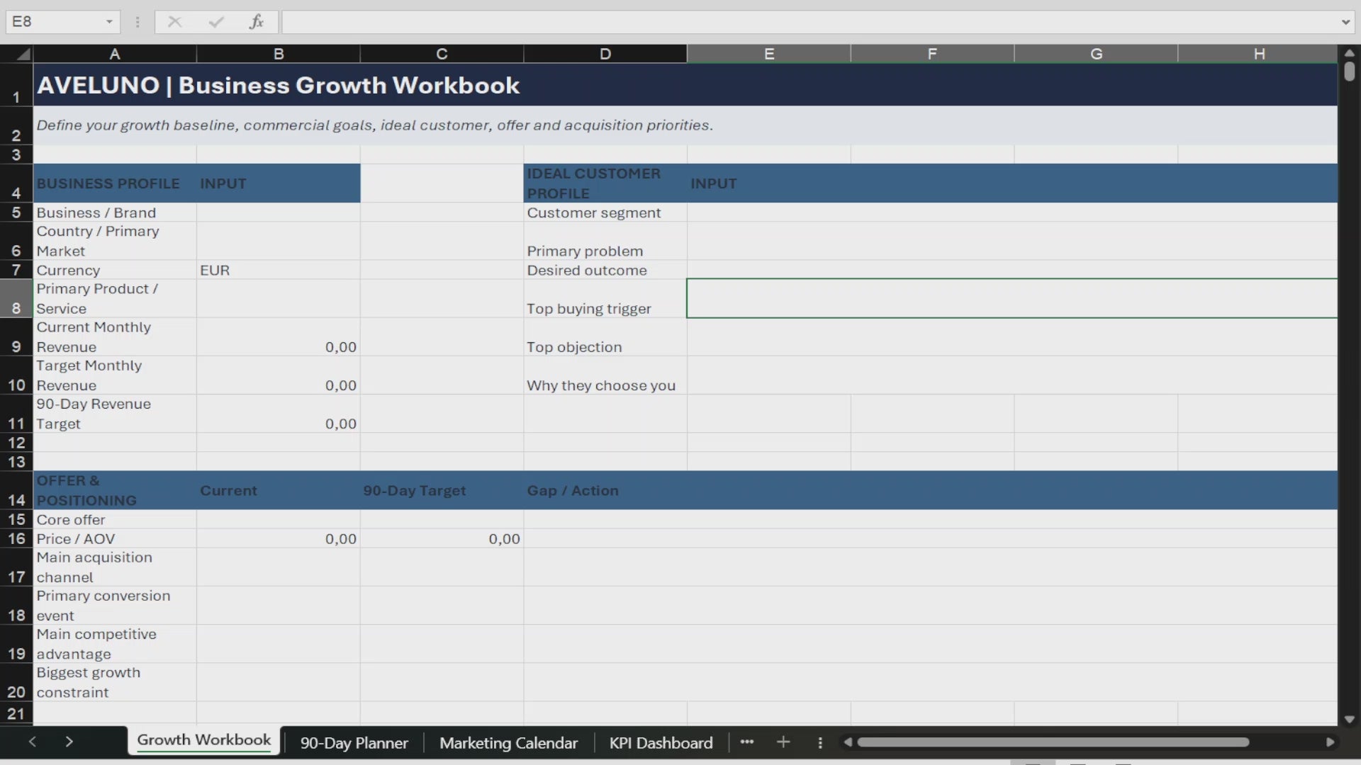 Business Growth System | Business Growth Workbook